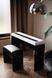 Стойка для цифрового пианино Yamaha P143/P145/P225 без крышки + банкетка, комплект, чёрная 21328134701 фото 1